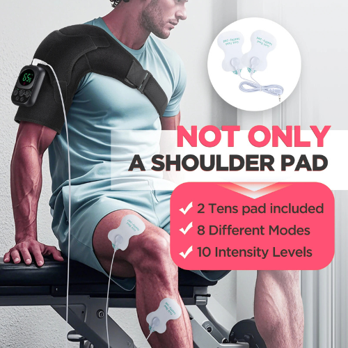 3-in-1 Heated Vibration Massager Brace – Electric Heat Pad for Knee, Elbow & Shoulder Joint Care