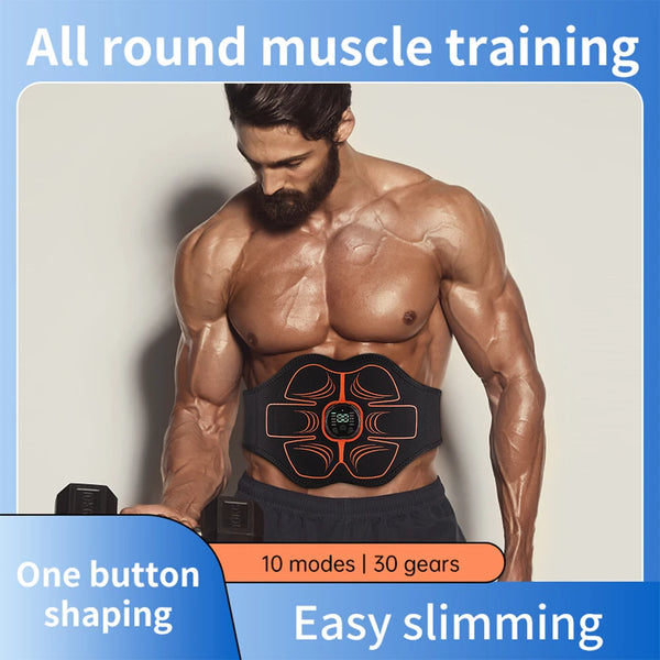 Electric Muscle Stimulator Belt – Vibrating Slimming Waist & Abdominal Fat Burner