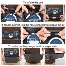 Inflatable Lumbar Decompression Waist Belt