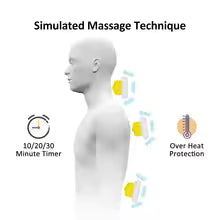 Electric Heating Vibrating Massage Cushion