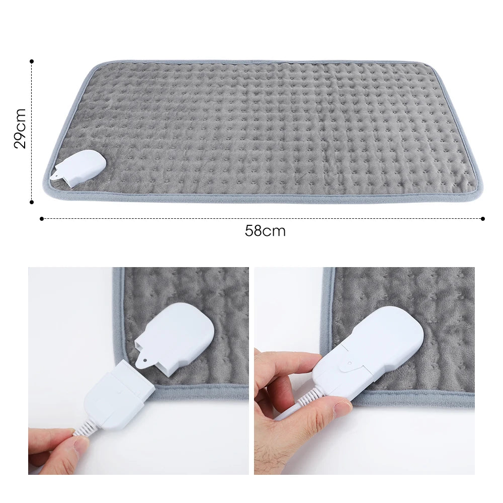 Electric Heating Pad – 9-Level Adjustable Warmer for Cramps, Hands, Feet & Full Body Comfort