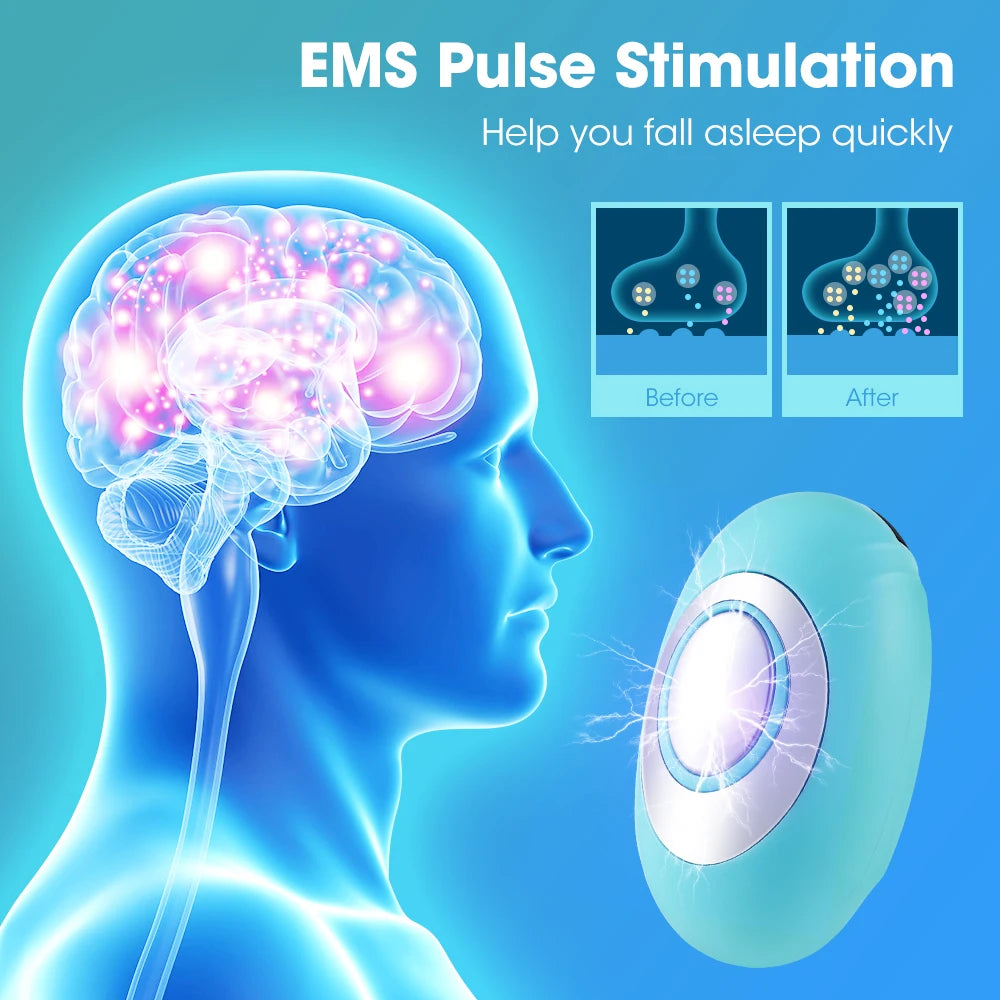 Handheld Sleep Aid Device – EMS Pulse Insomnia Relief & Smart Hypnosis Tool