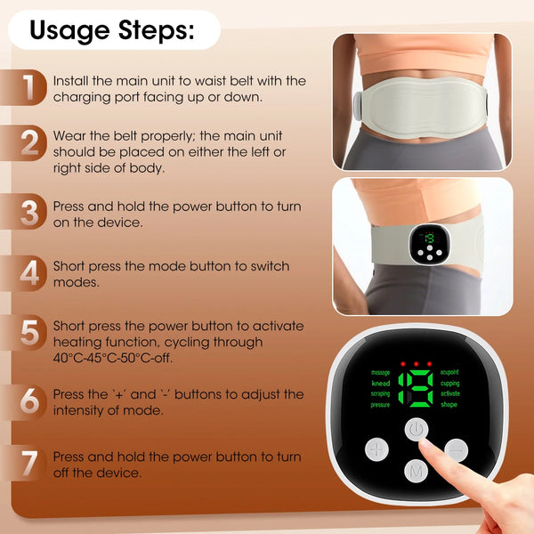 Vibrating Waist Relaxation Belt