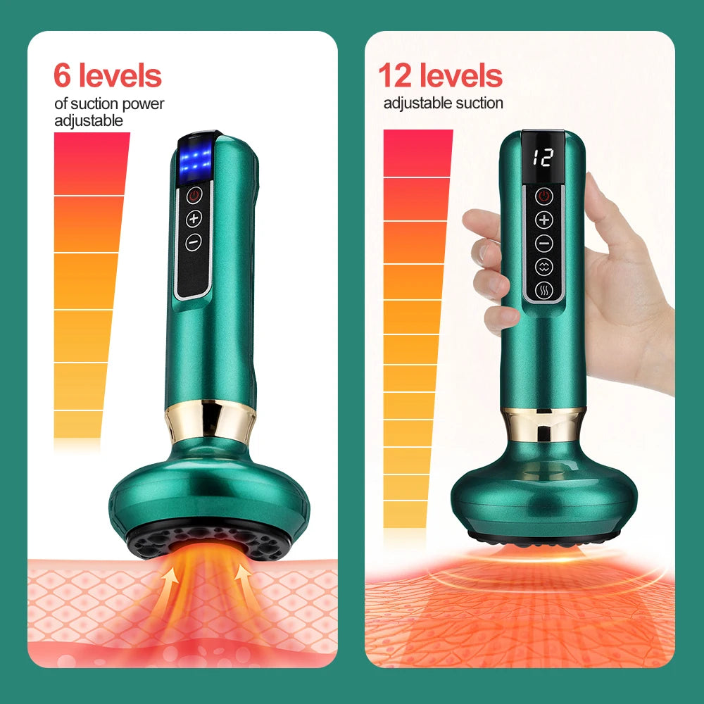 Electric Cupping Therapy Set – Vacuum Suction Massage Jars for Cellulite, Guasha & Body Recovery
