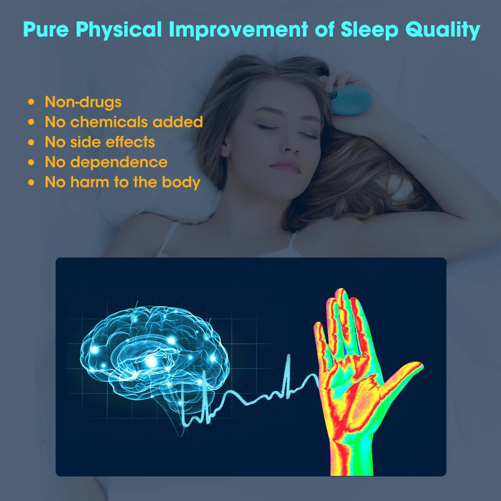 Handheld Sleep Aid Device – EMS Pulse Insomnia Relief & Smart Hypnosis Tool
