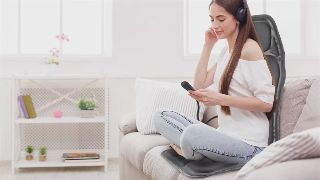 Electric Heating Vibrating Massage Cushion